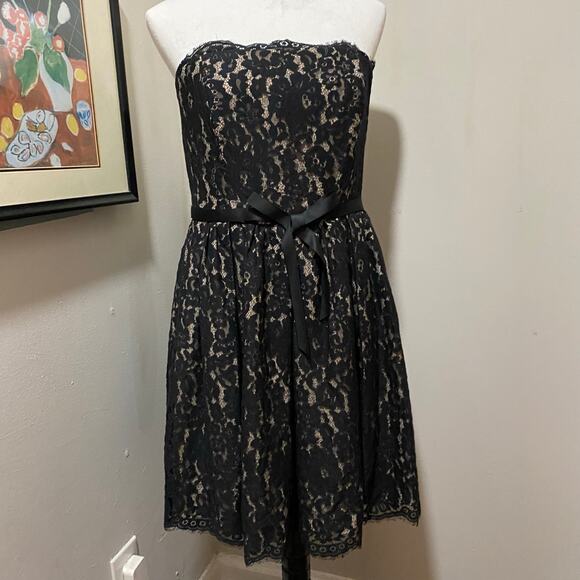 NEW WITH TAGS Robert Rodriguez Neiman Marcus Target Black Lace Dress Size 12 - Picture 3 of 15